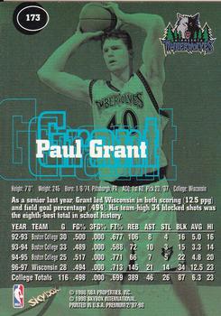 1997-98 SkyBox Premium #173 Paul Grant Back