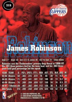 1997-98 SkyBox Premium #215 James Robinson Back