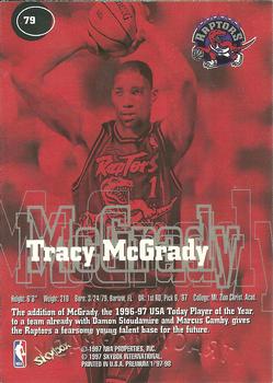 1997-98 SkyBox Premium #79 Tracy McGrady Back