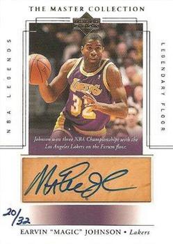 2000 Upper Deck Legends Master Collection - Mystery Pack Inserts #EJA Magic Johnson Front