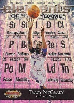 2000-01 Bowman's Best - Elements of the Game #EG6 Tracy McGrady Front