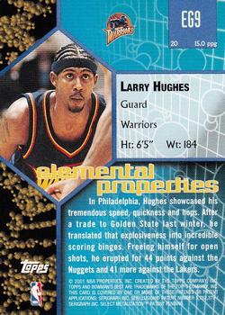 2000-01 Bowman's Best - Elements of the Game #EG9 Larry Hughes Back