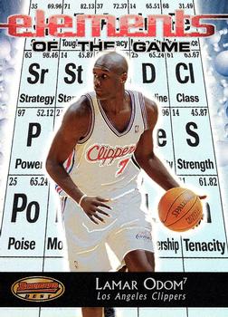 2000-01 Bowman's Best - Elements of the Game #EG10 Lamar Odom Front
