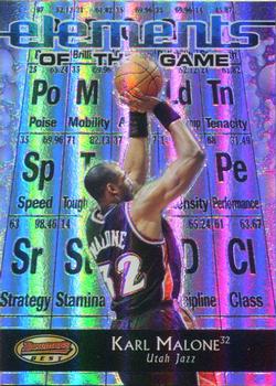 2000-01 Bowman's Best - Elements of the Game #EG13 Karl Malone Front