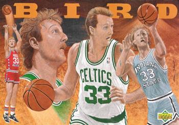 1992-93 Upper Deck - Basketball Heroes: Larry Bird Box Bottom #NNO Larry Bird Front
