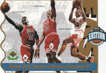 1997 Upper Deck Authenticated Conference Champions '97 #NNO Chicago Bulls Eastern Conference Champions '97 Front