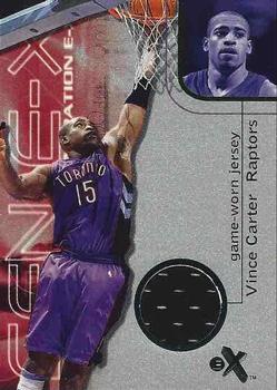 2000-01 E-X - Generation E-X Game Jerseys #NNO Vince Carter / Morris Peterson Front