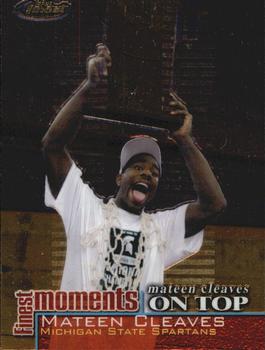 2000-01 Finest - Finest Moments #FM-MC Mateen Cleaves Front