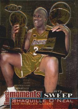2000-01 Finest - Finest Moments #FM-SO Shaquille O'Neal Front