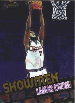 2000-01 Finest - Showmen #S7 Lamar Odom Front