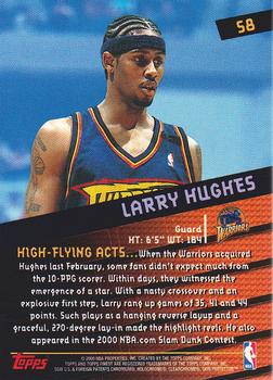 2000-01 Finest - Showmen #S8 Larry Hughes Back