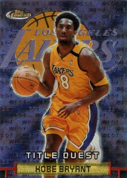 2000-01 Finest - Title Quest #TQ 8 Kobe Bryant Front