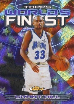 2000-01 Finest - World's Finest #WF3 Grant Hill Front