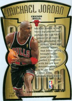 1997-98 SkyBox Premium - Golden Touch #1GT Michael Jordan Back