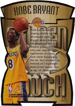 1997-98 SkyBox Premium - Golden Touch #3GT Kobe Bryant Back