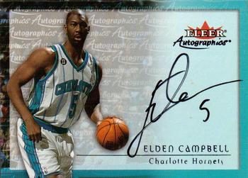 2000-01 Fleer Tradition - Autographics #NNO Elden Campbell Front
