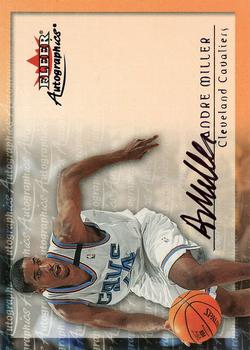 2000-01 Fleer Tradition - Autographics #NNO Andre Miller Front
