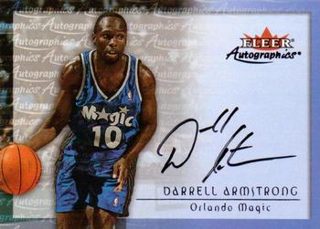 2000-01 Fleer Tradition - Autographics #NNO Darrell Armstrong Front