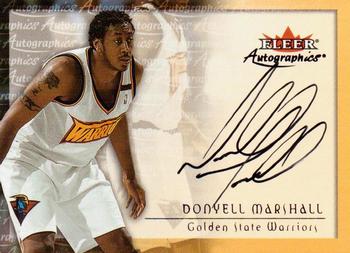 2000-01 Fleer Tradition - Autographics #NNO Donyell Marshall Front
