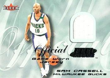 2000-01 Fleer Tradition - Feel the Game #NNO Sam Cassell Front