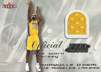 2000-01 Fleer Tradition - Feel the Game #NNO Shaquille O'Neal Front