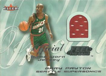 2000-01 Fleer Tradition - Feel the Game #NNO Gary Payton Front