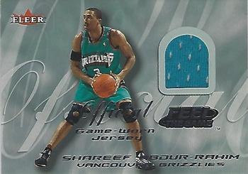 2000-01 Fleer Tradition - Feel the Game #NNO Shareef Abdur-Rahim Front