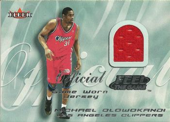 2000-01 Fleer Tradition - Feel the Game #NNO Michael Olowokandi Front