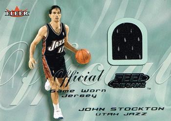 2000-01 Fleer Tradition - Feel the Game #NNO John Stockton Front
