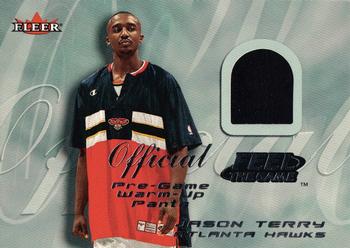 2000-01 Fleer Tradition - Feel the Game #NNO Jason Terry Front