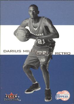 2000-01 Fleer Tradition - Rookie Retro #4 RR Darius Miles Front