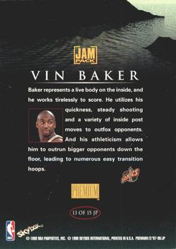 1997-98 SkyBox Premium - Jam Pack #13 JP Vin Baker Back