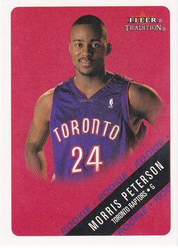 2000-01 Fleer Tradition - Stickers #NNO Morris Peterson Front