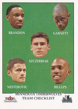 2000-01 Fleer Tradition - Stickers #NNO Minnesota Timberwolves Front