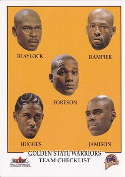 2000-01 Fleer Tradition - Stickers #NNO Golden State Warriors Front