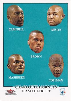 2000-01 Fleer Tradition - Stickers #NNO Charlotte Hornets Front