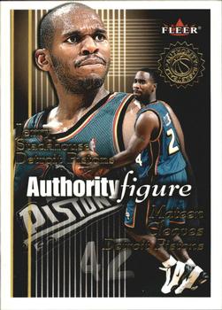 2000-01 Fleer Authority - Authority Figure #4 AF Mateen Cleaves / Jerry Stackhouse Front