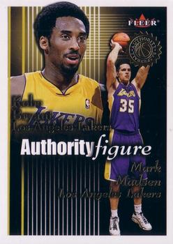 2000-01 Fleer Authority - Authority Figure 499 #2 AF Mark Madsen / Kobe Bryant Front
