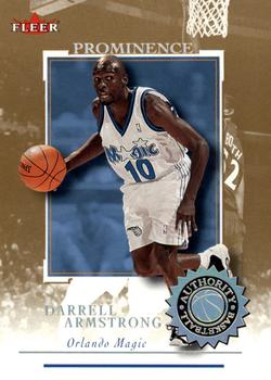 2000-01 Fleer Authority - Prominence SN125/SN75 #14 Darrell Armstrong Front
