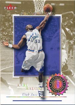 2000-01 Fleer Authority - Prominence SN125/SN75 #45 Karl Malone Front
