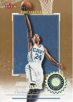 2000-01 Fleer Authority - Prominence SN125/SN75 #56 Andre Miller Front