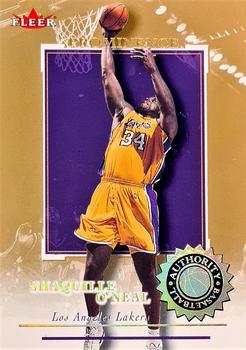 2000-01 Fleer Authority - Prominence SN125/SN75 #82 Shaquille O'Neal Front
