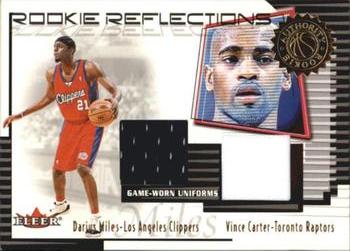 2000-01 Fleer Authority - Rookie Reflections #17 RR Vince Carter / Darius Miles Front
