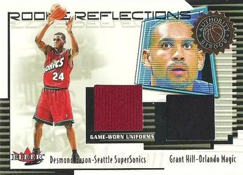 2000-01 Fleer Authority - Rookie Reflections #18 RR Grant Hill / Desmond Mason Front