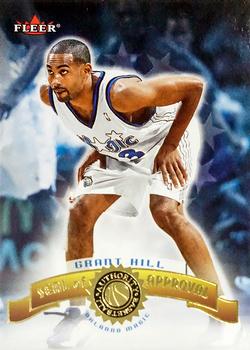 2000-01 Fleer Authority - Seal of Approval #12 SA Grant Hill Front