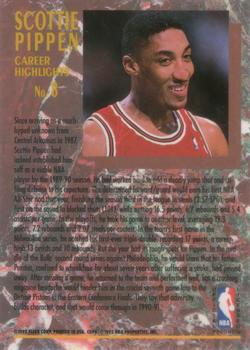 1992-93 Ultra - Scottie Pippen Career Highlights Autographs #8 Scottie Pippen Back