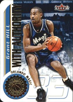 2000-01 Fleer Authority - With Authority #5 WA Grant Hill Front