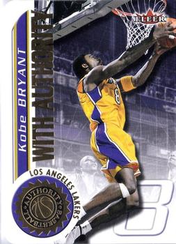 2000-01 Fleer Authority - With Authority #11 WA Kobe Bryant Front