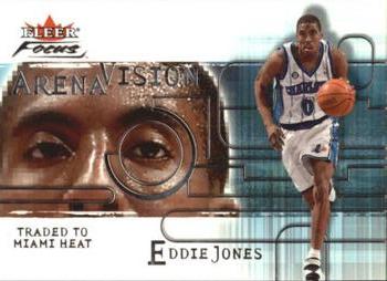 2000-01 Fleer Focus - Arena Vision #2 AV Eddie Jones Front