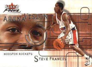 2000-01 Fleer Focus - Arena Vision #5 AV Steve Francis Front